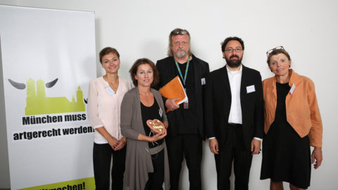 Paulina Simkin, Stephanie Weigel, Dr. Gerd-Ludwig Meyer, Dr. Tobias Gaugler und Dr. Anita Idel Pressekonferenz 