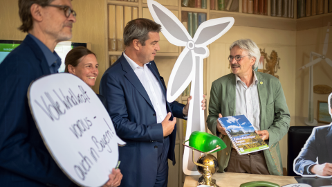 Ministerpräsident Markus Söder besucht die