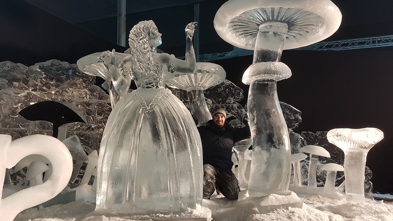 Veranstaltung Eisskulpturen - Tollwood München: Veranstaltungen, Konzerte,  Theater, Markt