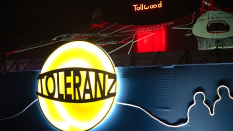 Tollwood Winterfestival 2024 Zaun